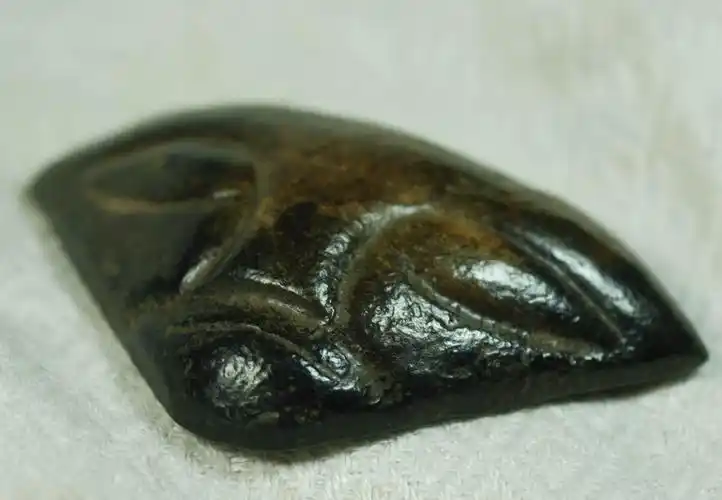 黑皮玉 人脸 - 藏品交流区 - 任南红山文化官网 - powered by discuz!