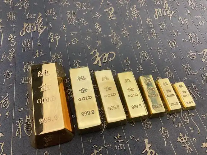 塑料小中大号金砖,塑料小金条