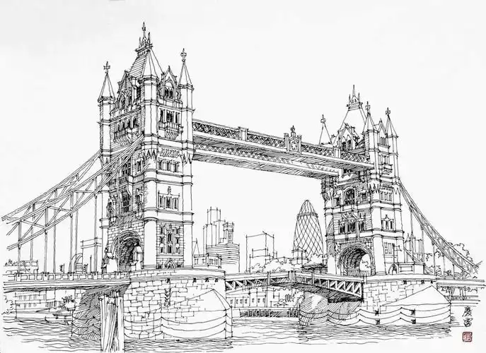 荷马画室同学建筑类速写你会画吗