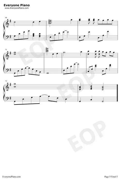 再见钢琴谱张震岳男儿本色片尾曲