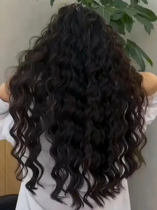 网红羊毛卷好打理烫发懒人首选