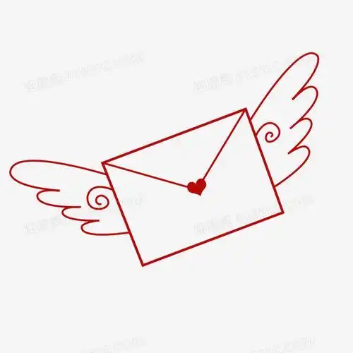 可爱信封封面简笔画