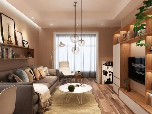 现代简约一居室58平米5.8万-梅江公馆装修案例-天津房天下家居装修网