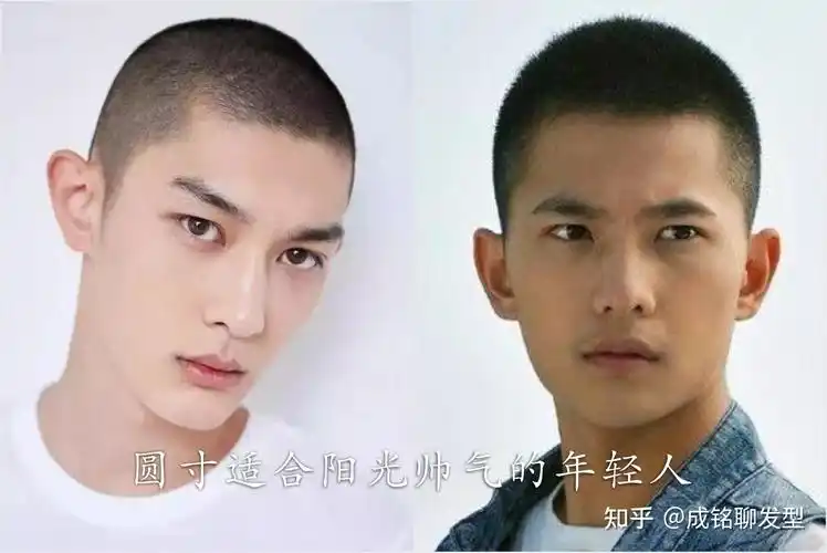 "圆寸"和"板寸"有啥区别?颜值与头型的区别,谁丑谁尴尬! - 知乎