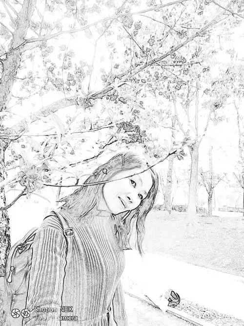 走进如诗如画的风景,来张素描,找一找人在画中游的感觉!