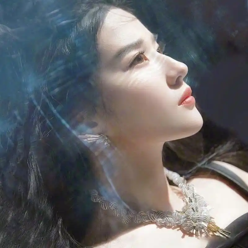 刘亦菲这个有点驼峰的鼻子就特别好看,特别符合她的气质.