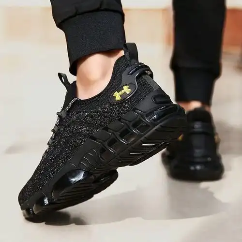 正确版纯原 u aadm男鞋夜光满天星飞织网面运动跑步鞋韩版时尚百搭