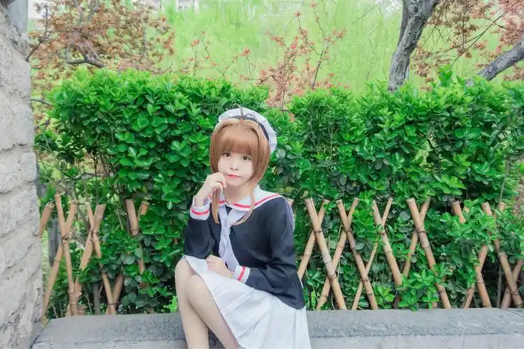 百变小樱 摩卡少女樱 木之本樱 cos服 cosplay服装 水手服 校服