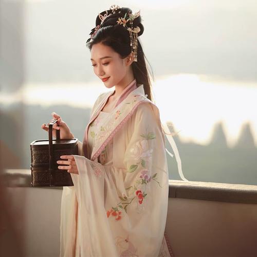 对襟衫 衫 大袖 褶裙套装 刺绣古风演出服改良古装 - 女装/女士精品