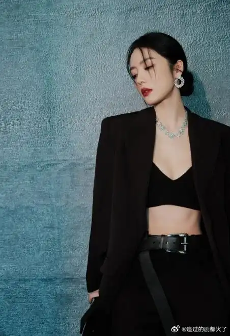 蔡文静小腰静##蔡文静好敢穿