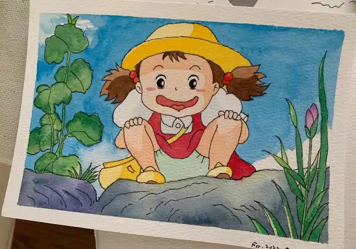 打卡宫崎骏龙猫手绘09