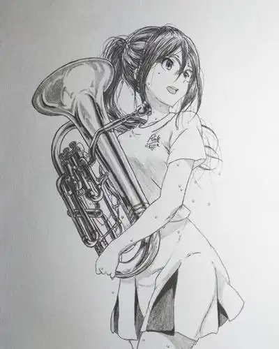 动漫人物铅笔画临摹素材,43张大神级手绘线稿,建议收藏!