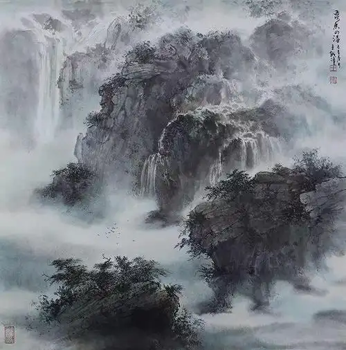 中国国画:30幅山水画,每一张都可以当手机屏保了,收藏了