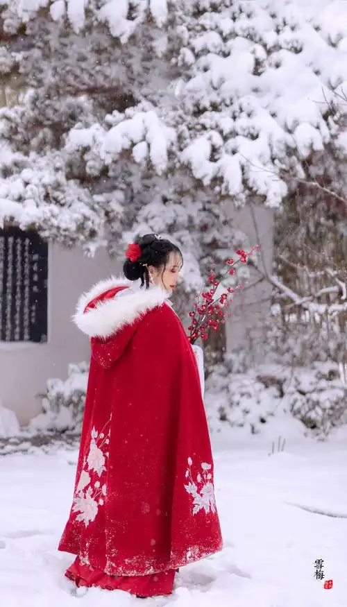 又是一年梅雪恋,喜迎佳节春回暖.灯火阑珊思绪远.