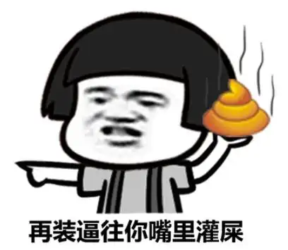 再装往你嘴里灌屎