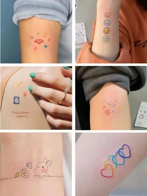 可爱,清新超耐看的纹身小图,靓女,靓仔炸街配置,时尚又好看~#小清新