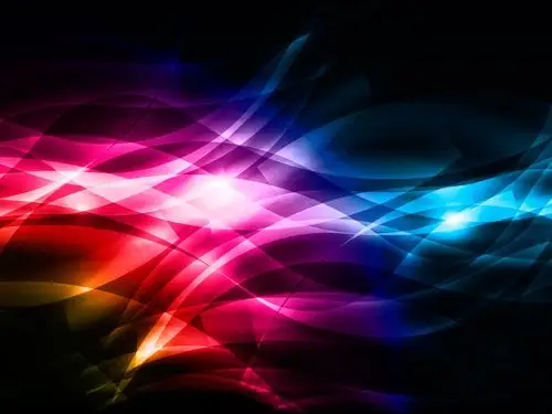 紫色和蓝色的曲线 壁纸 - 1920x1440