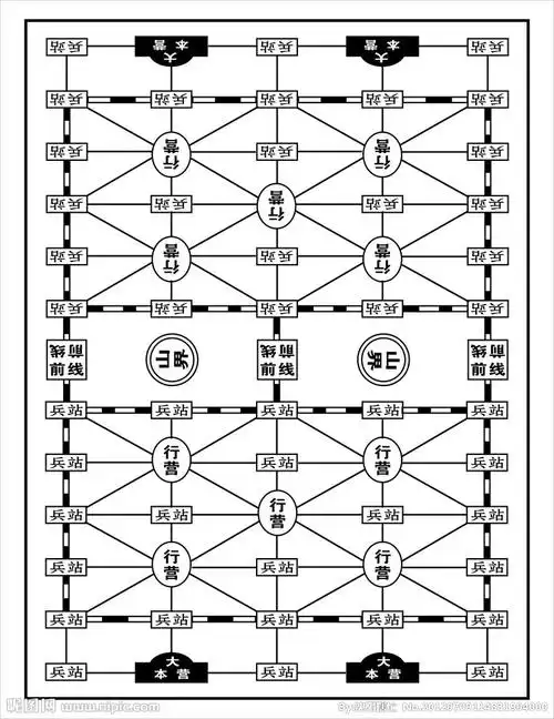 军棋棋盘图片