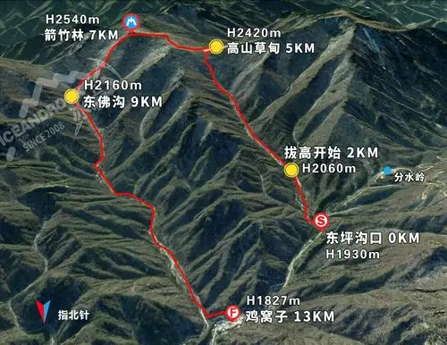 东坪沟穿东佛沟,赏东秦岭高山草甸雪景