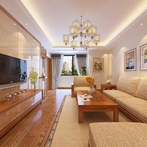 三居客厅装修效果图片_装修美图-新浪家居