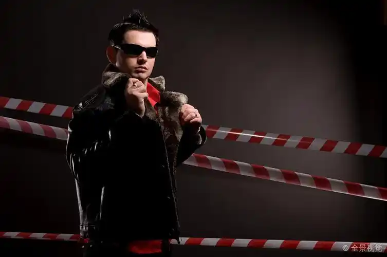 犯罪现场_黑色背景_背景_高清图片_全景视觉