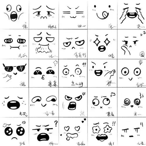 手绘插画趣味表情包