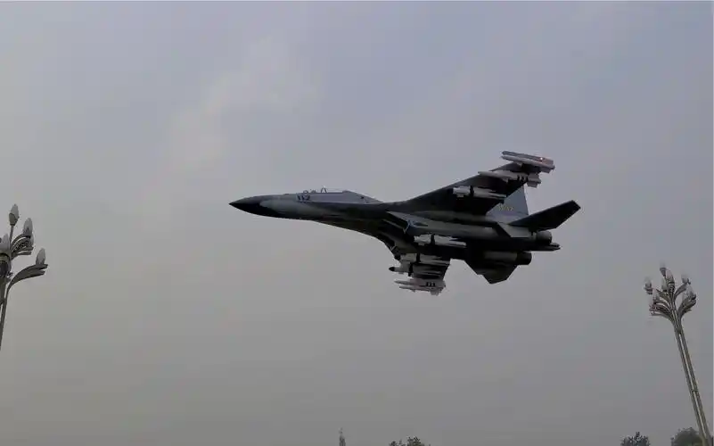 这把高端局 歼11战斗机