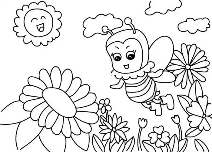 马克笔儿童画96(内附线稿)