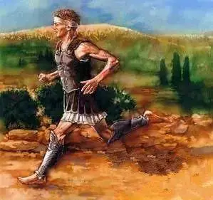 马拉松的由来马拉松原本是希腊的一个地名,在公元前490年,希腊人在与