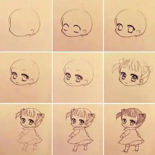 q版 | 板绘q版人物简笔画步骤教程