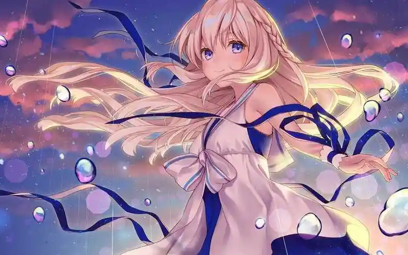 大师级二次元动漫女孩插画作品桌面壁纸