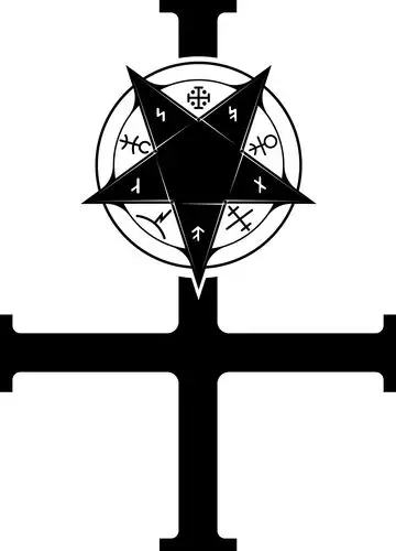 撒旦教符号.