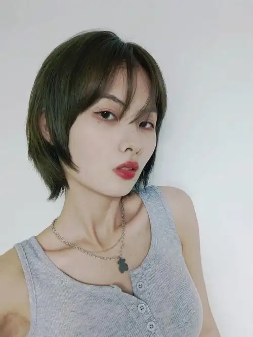 超飒的日系层次感短发