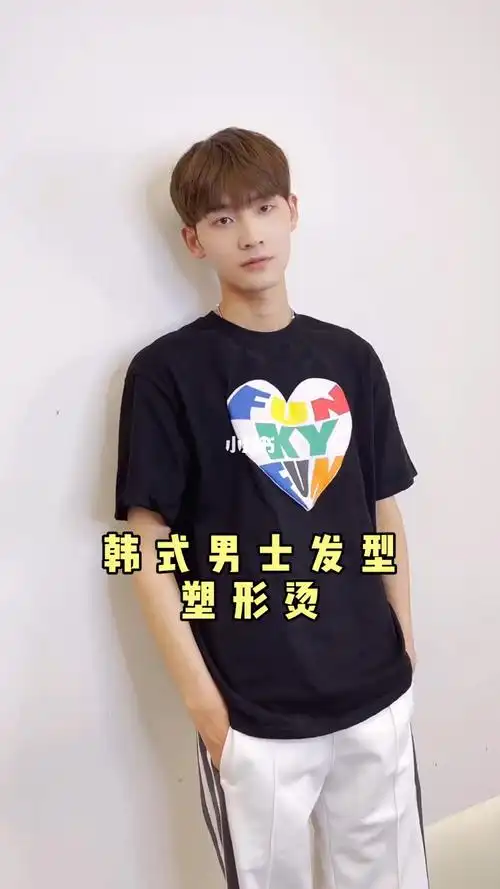 男生韩式发型纹理烫服帖烫摩根烫78