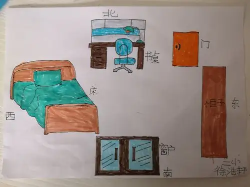 我的平面世界——二年级数学活动"绘制平面图"