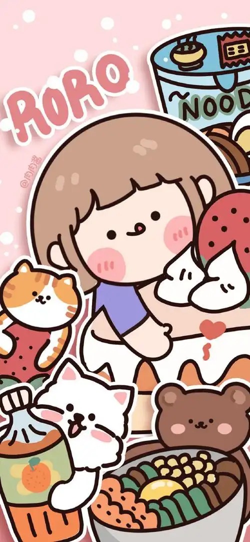 锁屏壁纸# #可爱壁纸#  @roro.