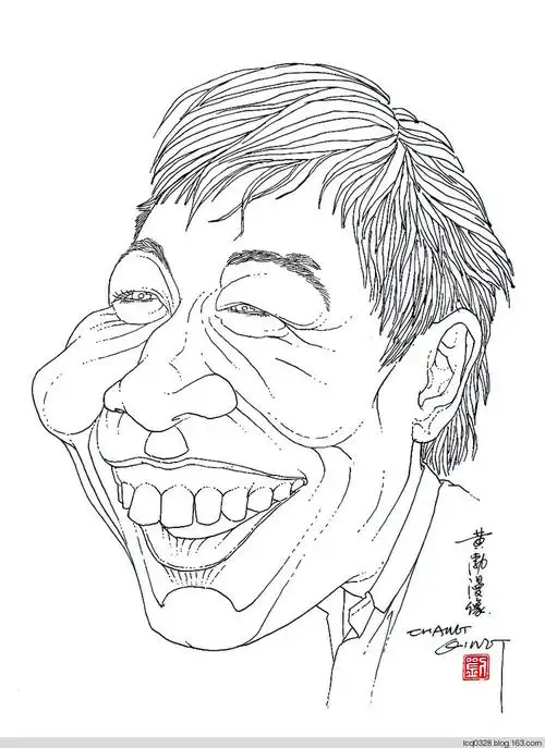 【转载】漫画肖像(249)黄渤【原创】