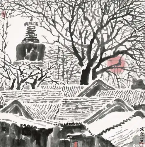 京雪_水墨家园_李小可作品展_李小可在线作品_李小可官方网站-雅昌