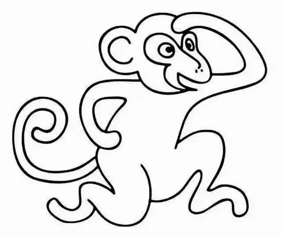 幼儿园小班动物涂色简笔画 动物简笔画