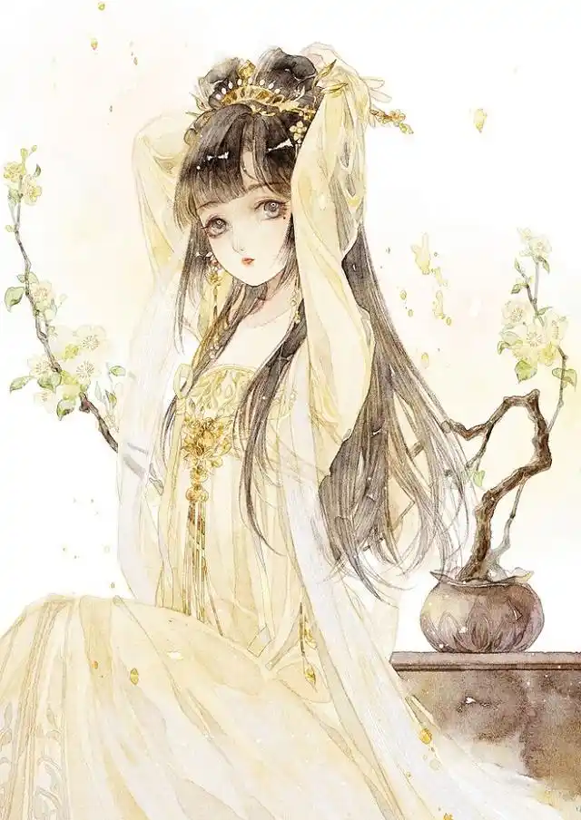 一组非常不错的古风人物插画作品欣赏!造型漂亮画面相当唯美!