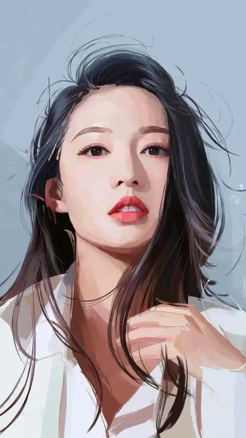 【手绘/李沁】灵魂画法表白女神