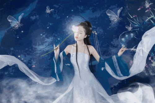 融入其中室内各种装饰显得仙气十足古香古色的店内装修风格√水墨风