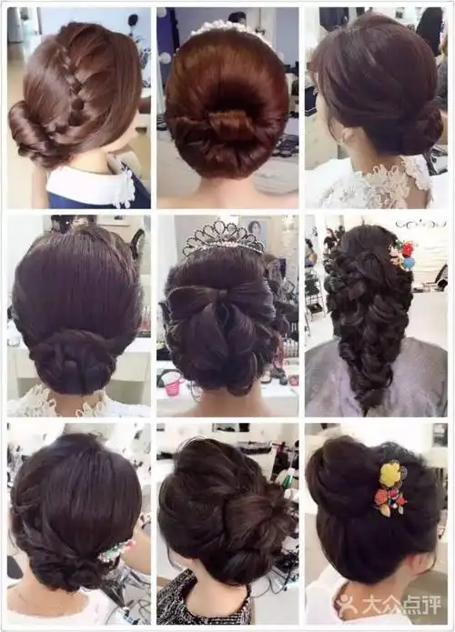 正宗韩国盘发造型