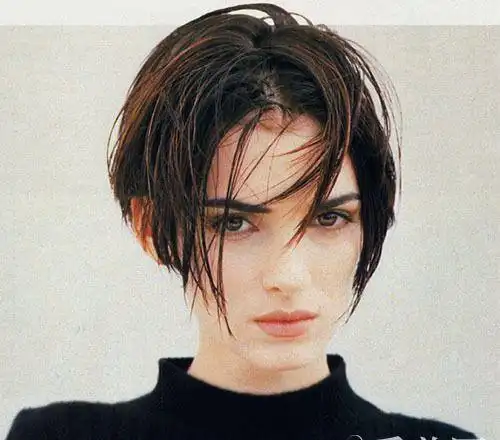 欧美女生复古个性短发 兼具性感帅气