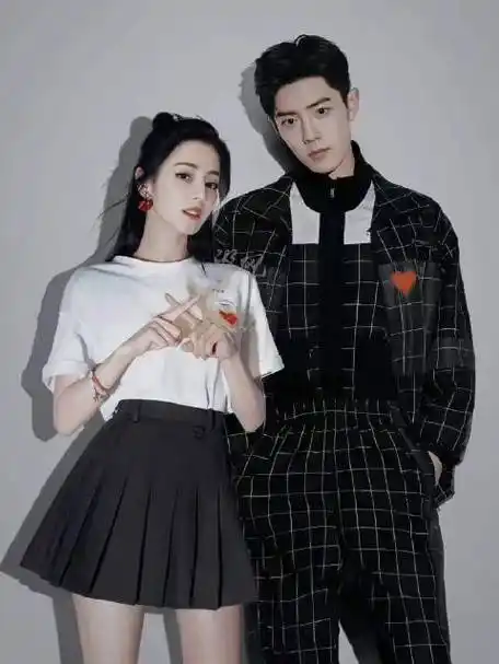 网友p的肖战迪丽热巴合照