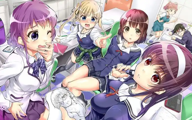 可以看有肉很污的漫画少女,高清壁纸图片,动漫人物-回车桌面