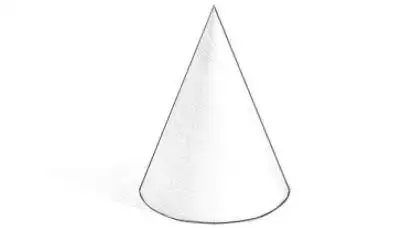 如何绘制圆锥体