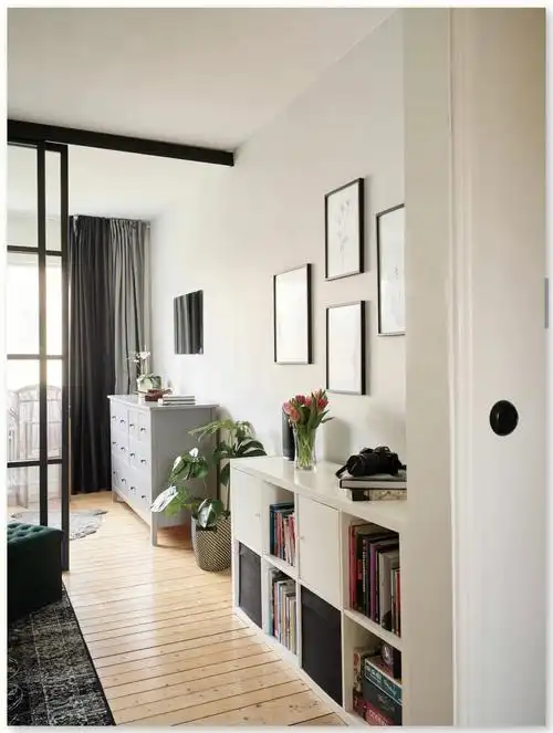 用玻璃门作隔断的38平实用型小户型08