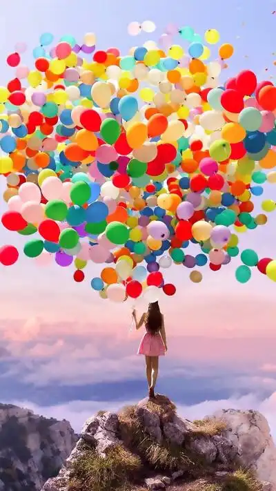 小红书壁纸气球