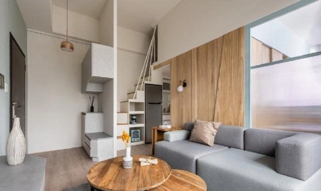 40平小户型的装修,面积虽然不大,柜子装的可真不少